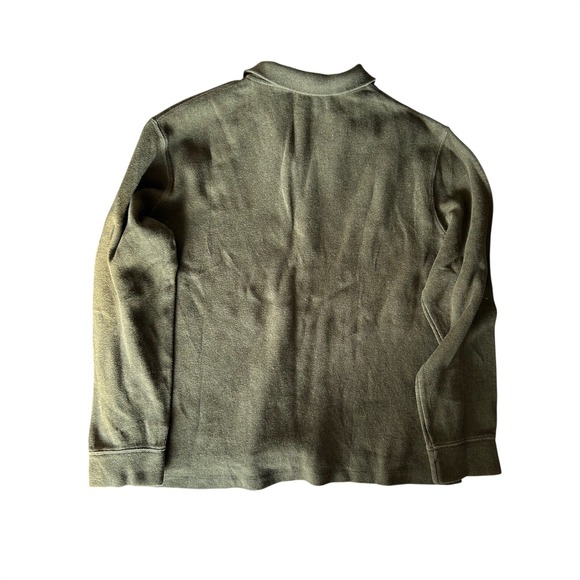 Polo Ralph Lauren Men's 1/4 Zip Pullover Sweater XL Olive Embroidered Pony - Picture 4 of 5